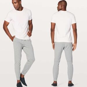 Lululemon Men's City Sweat Jogger 29" XXL Orange Theory Heathered Medium Grey